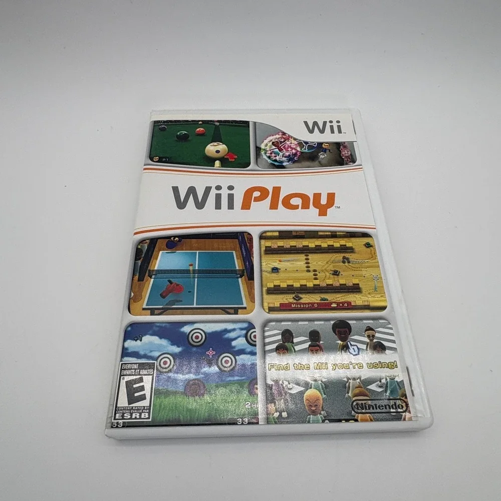 Wii‎ Play Nintendo Wii Game Complete with Case and Manual RVL-P-RHAE-USZ